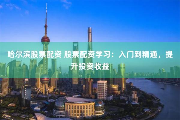 哈尔滨股票配资 股票配资学习:入门到精通,提升投资收益
